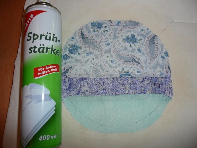 Sprühstärke und Kreis