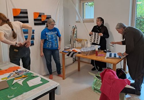 Regina, Holly, Andrea und Gudrun